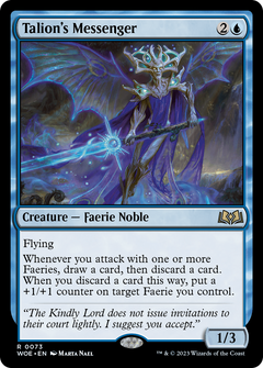 Talion's Messenger (73) [Wilds of Eldraine] foil - Deck Out Gaming