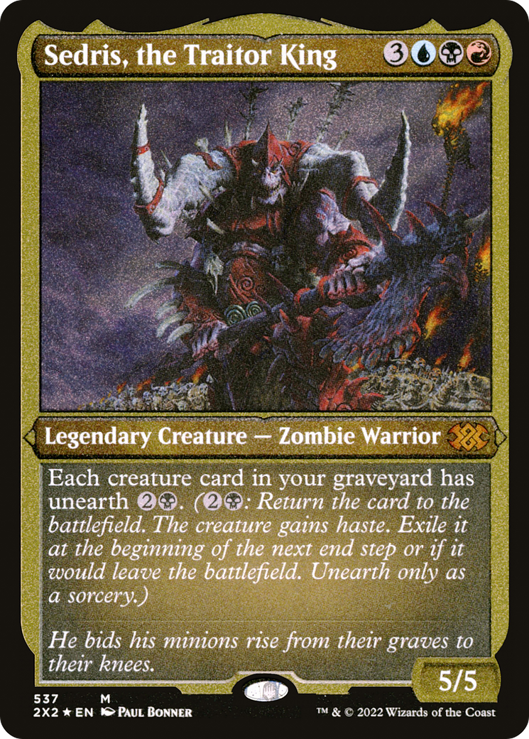 Sedris, the Traitor King (Foil Etched) (537) [Double Masters 2022] foil - Deck Out Gaming