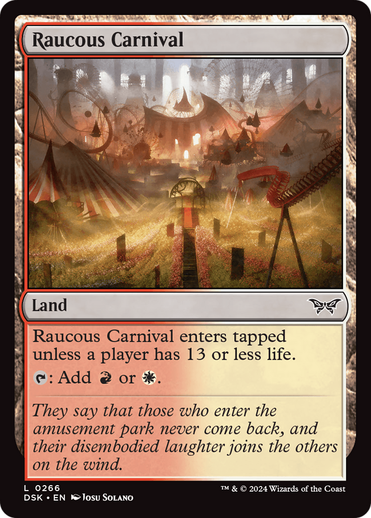 Raucous Carnival (266) [Duskmourn: House of Horror] - Deck Out Gaming