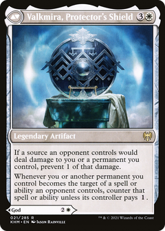 Reidane, God of the Worthy // Valkmira, Protector's Shield (21) [Kaldheim] foil - Deck Out Gaming