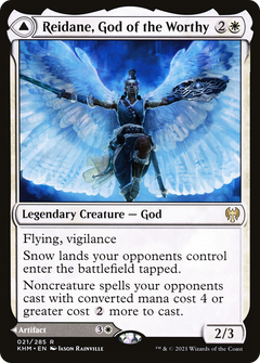 Reidane, God of the Worthy // Valkmira, Protector's Shield (21) [Kaldheim] - Deck Out Gaming