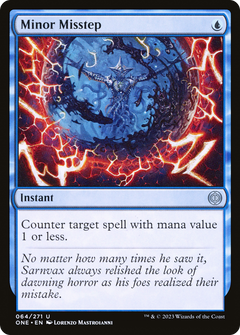 Minor Misstep (64) [Phyrexia: All Will Be One] foil - Deck Out Gaming