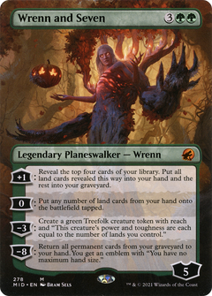 Wrenn and Seven (Borderless) (278) [Innistrad: Midnight Hunt] - Deck Out Gaming