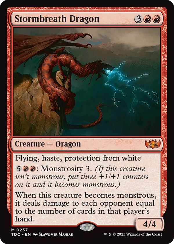 Stormbreath Dragon (237) [Commander: Tarkir: Dragonstorm] - Deck Out Gaming