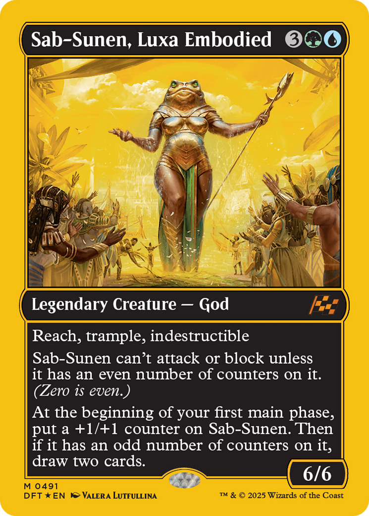 Sab-Sunen, Luxa Embodied (First-Place Foil) (491) [Aetherdrift] foil - Deck Out Gaming