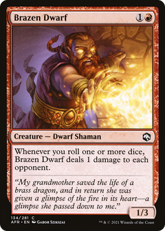 Brazen Dwarf (134) [Adventures in the Forgotten Realms] foil - Deck Out Gaming