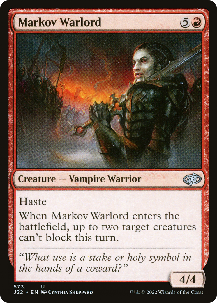 Markov Warlord (573) [Jumpstart 2022] - Deck Out Gaming