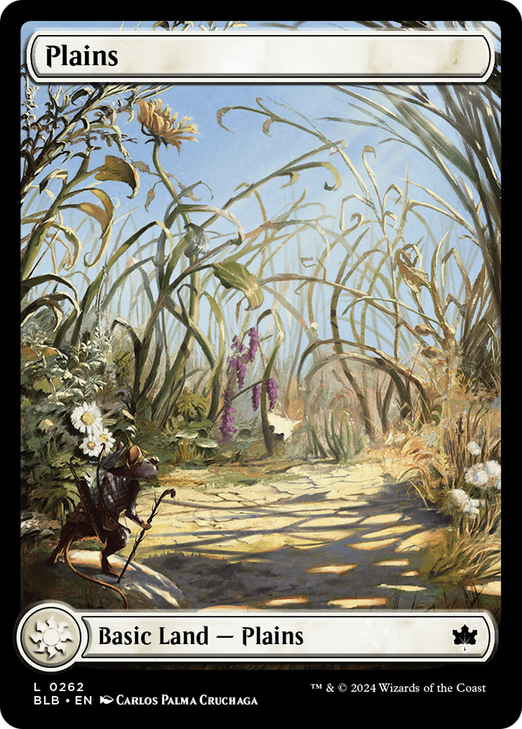 Plains (0262) (262) [Bloomburrow] foil - Deck Out Gaming