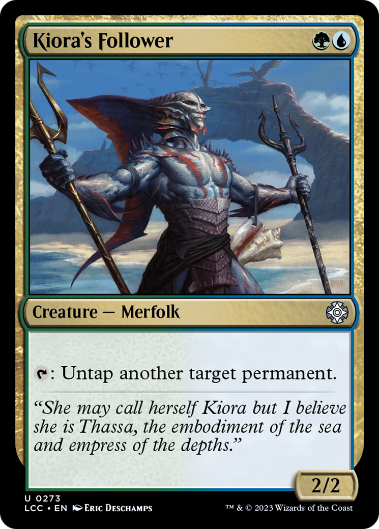 Kiora's Follower (273) [The Lost Caverns of Ixalan Commander] - Deck Out Gaming