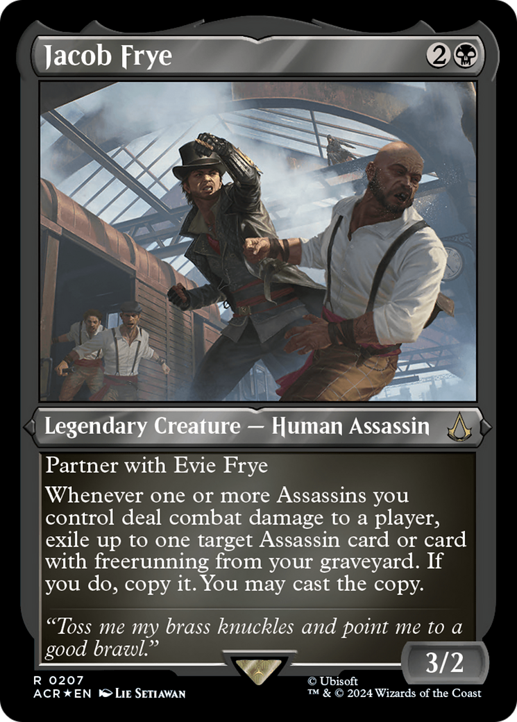 Jacob Frye (207) [Assassin's Creed] etched - Deck Out Gaming