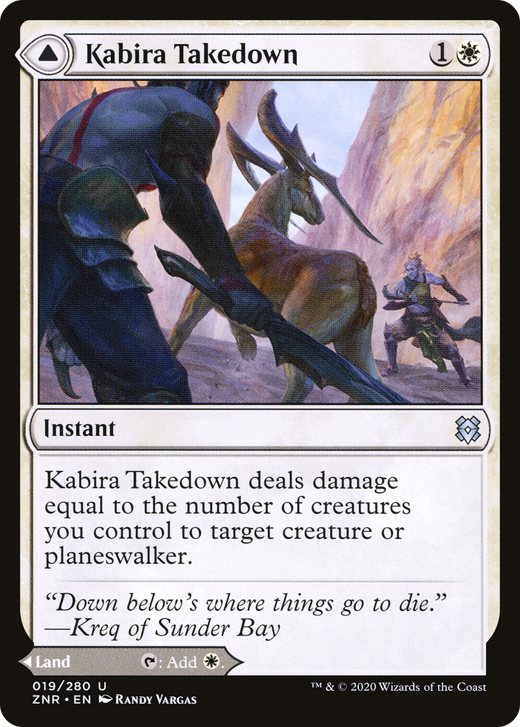 Kabira Takedown // Kabira Plateau (19) [Zendikar Rising] - Deck Out Gaming