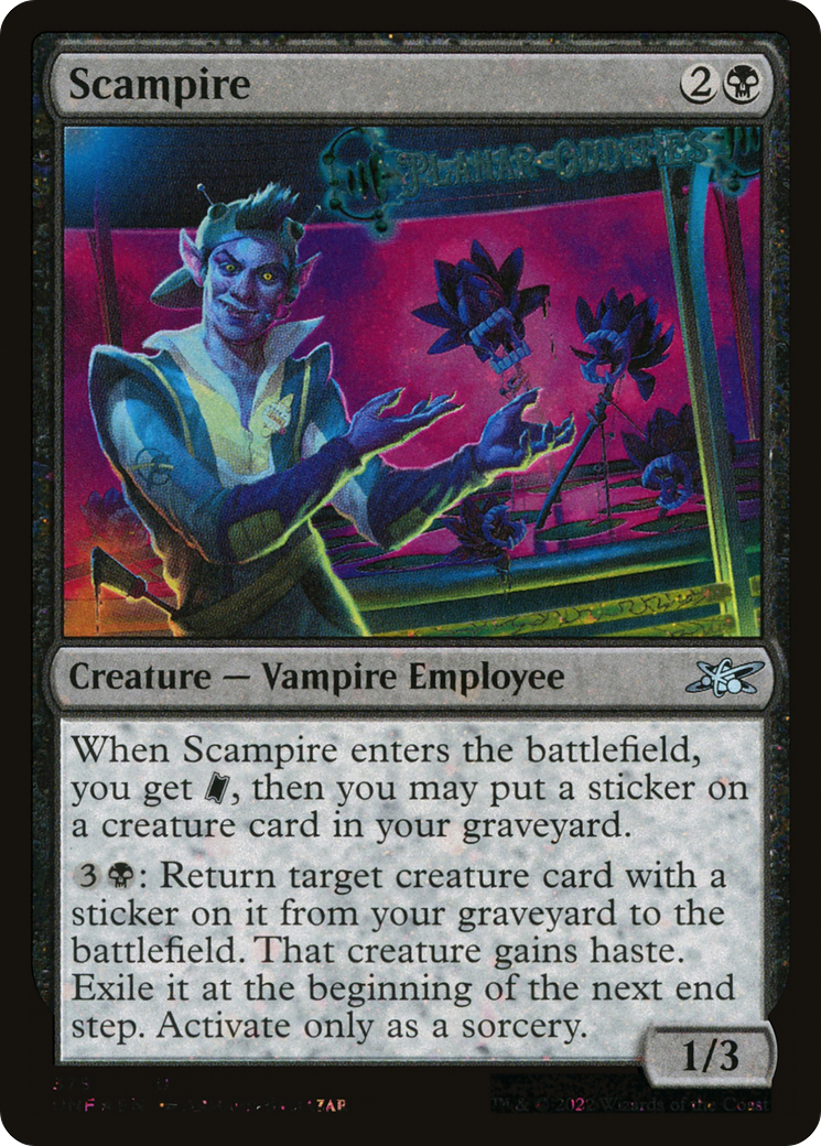 Scampire (Galaxy Foil) (375) [Unfinity] foil - Deck Out Gaming