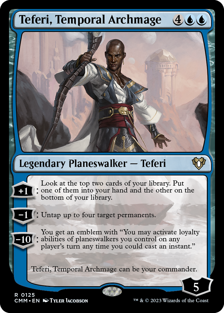 Teferi, Temporal Archmage (125) [Commander Masters] foil - Deck Out Gaming