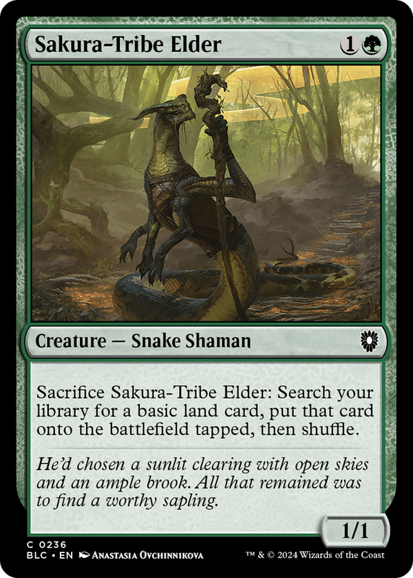 Sakura-Tribe Elder (236) [Bloomburrow Commander] - Deck Out Gaming