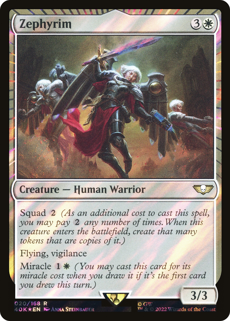 Zephyrim (Surge Foil) (20) [Warhammer 40,000 Commander] foil - Deck Out Gaming