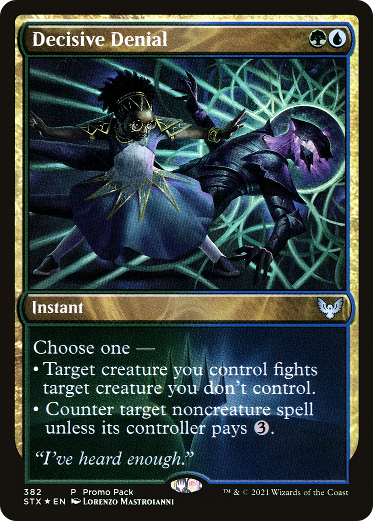 Decisive Denial (382) [Promo Pack: Strixhaven] - Deck Out Gaming