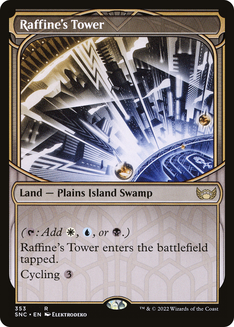 Raffine's Tower (Showcase) (353) [Streets of New Capenna] foil - Deck Out Gaming