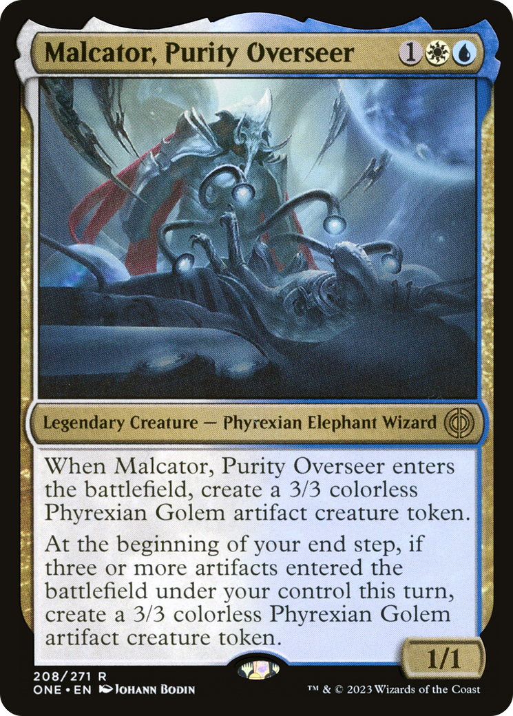 Malcator, Purity Overseer (208) [Phyrexia: All Will Be One] foil - Deck Out Gaming