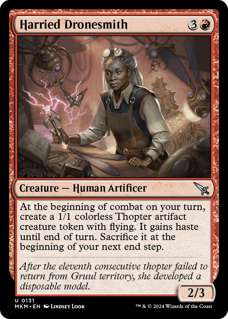 Harried Dronesmith (131) [Murders at Karlov Manor] foil - Deck Out Gaming