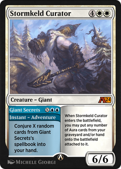 Stormkeld Curator // Giant Secrets (26) [Alchemy: Wilds of Eldraine] - Deck Out Gaming
