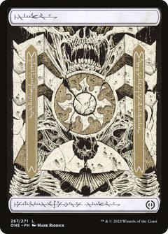 Plains (267) - Full Art (267) [Phyrexia: All Will Be One] foil - Deck Out Gaming