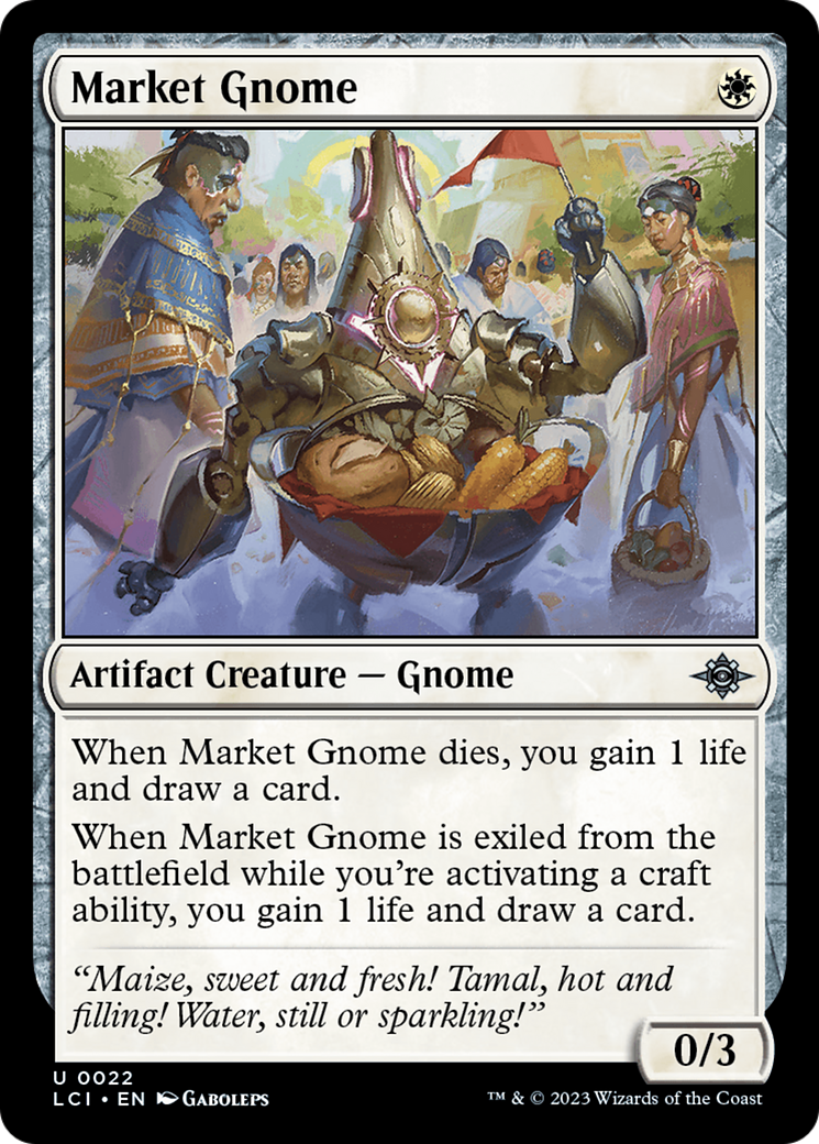 Market Gnome (22) [The Lost Caverns of Ixalan] foil - Deck Out Gaming