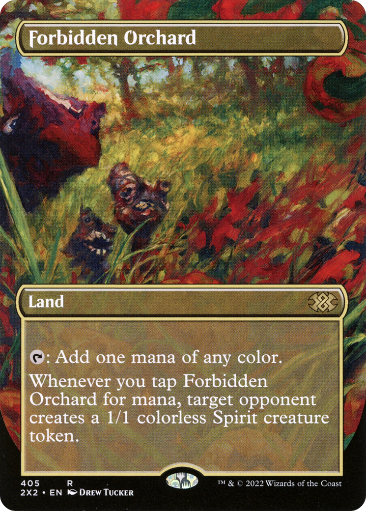 Forbidden Orchard (Borderless) (405) [Double Masters 2022] - Deck Out Gaming
