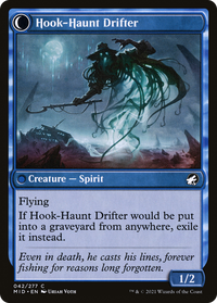 Baithook Angler // Hook-Haunt Drifter (42) [Innistrad: Midnight Hunt] foil - Deck Out Gaming