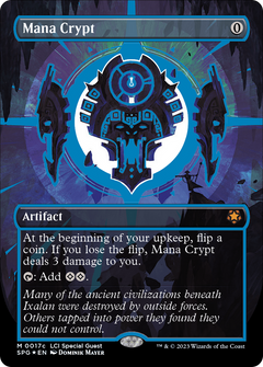 Mana Crypt (0017c) (Borderless) (17c) [Special Guests] foil - Deck Out Gaming