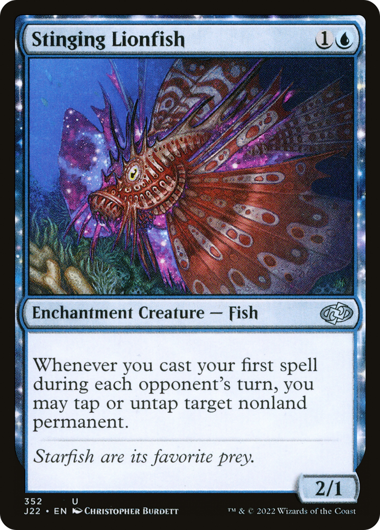 Stinging Lionfish (352) [Jumpstart 2022] - Deck Out Gaming