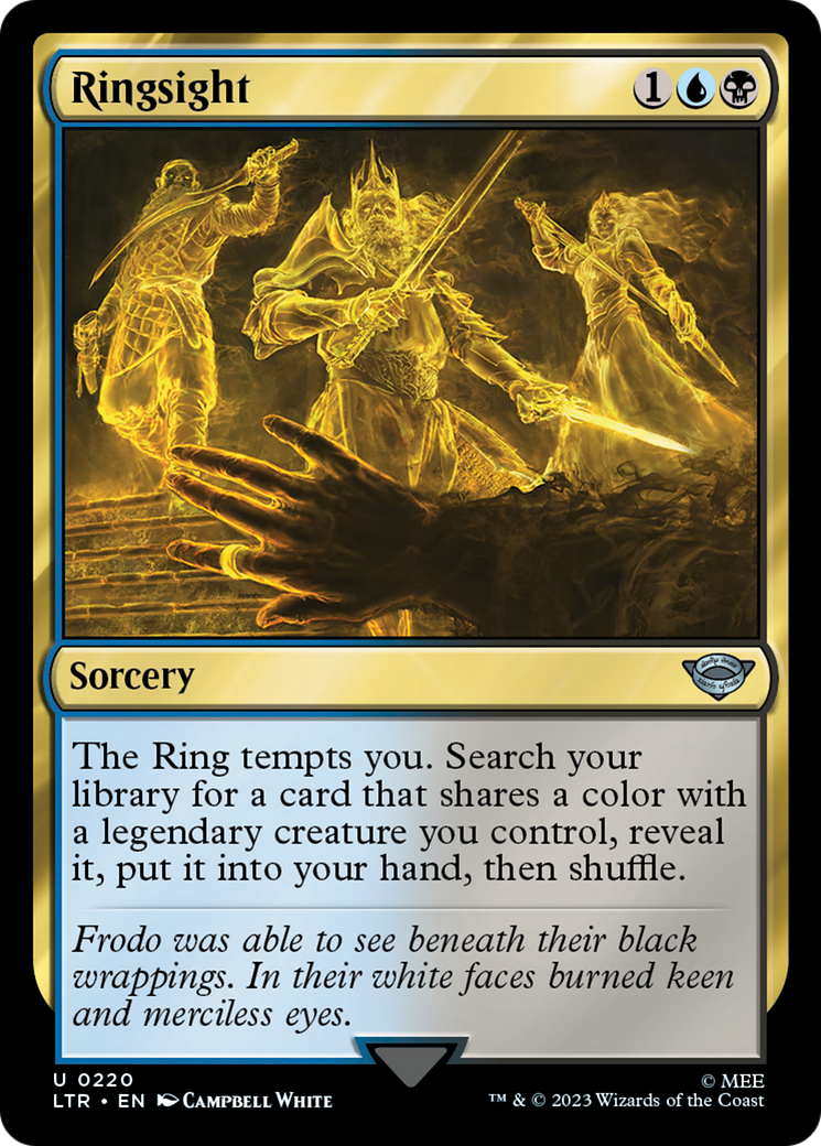 Ringsight (220) [The Lord of the Rings: Tales of Middle-earth] foil - Deck Out Gaming