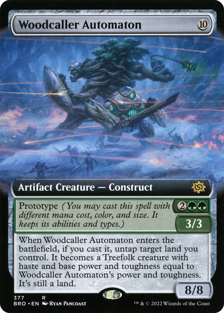 Woodcaller Automaton (Extended Art) (377) [The Brothers' War] - Deck Out Gaming