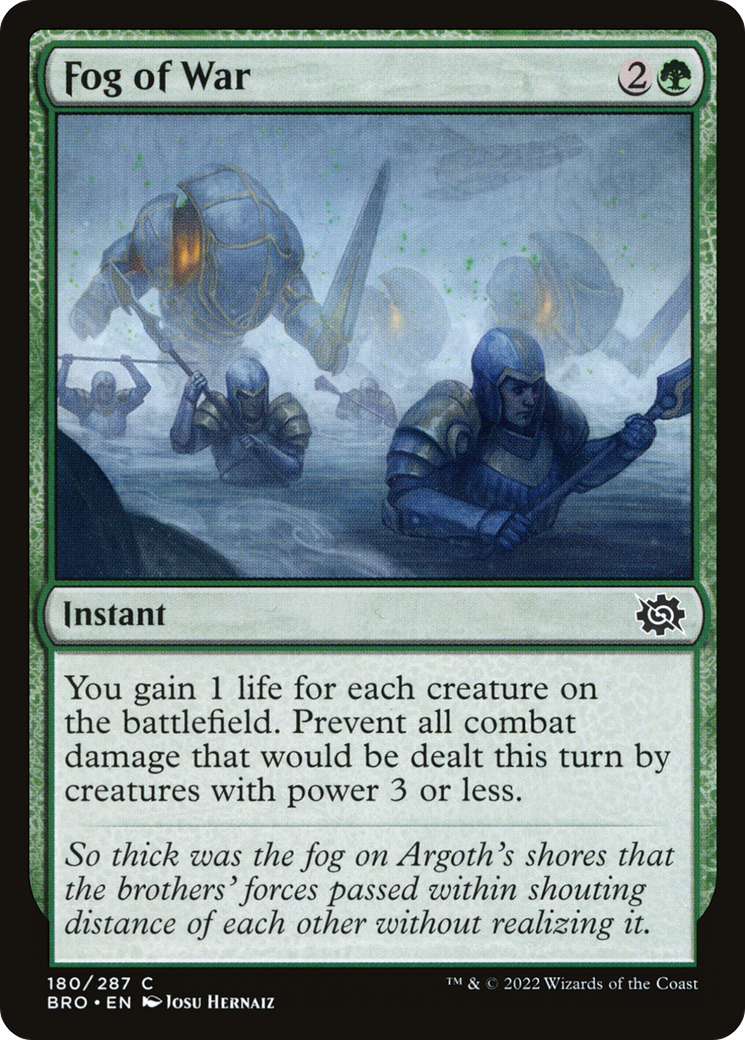 Fog of War (180) [The Brothers' War] foil - Deck Out Gaming