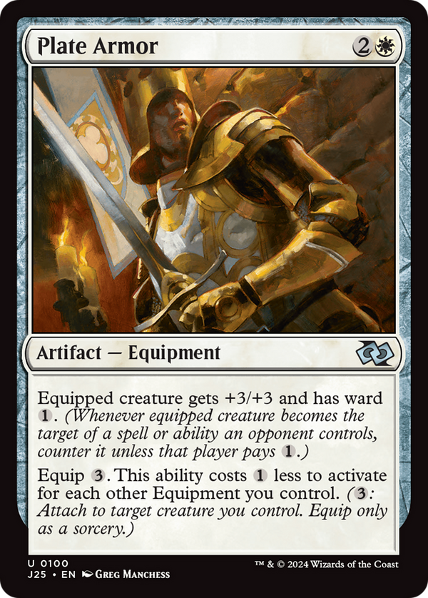 Plate Armor (100) [Foundations Jumpstart] - Deck Out Gaming