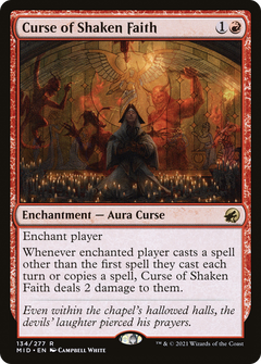 Curse of Shaken Faith (134) [Innistrad: Midnight Hunt] - Deck Out Gaming