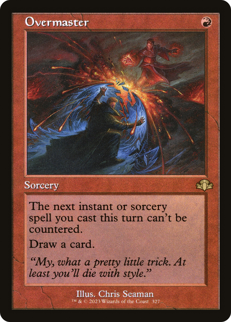Overmaster (Retro Frame) (327) [Dominaria Remastered] - Deck Out Gaming