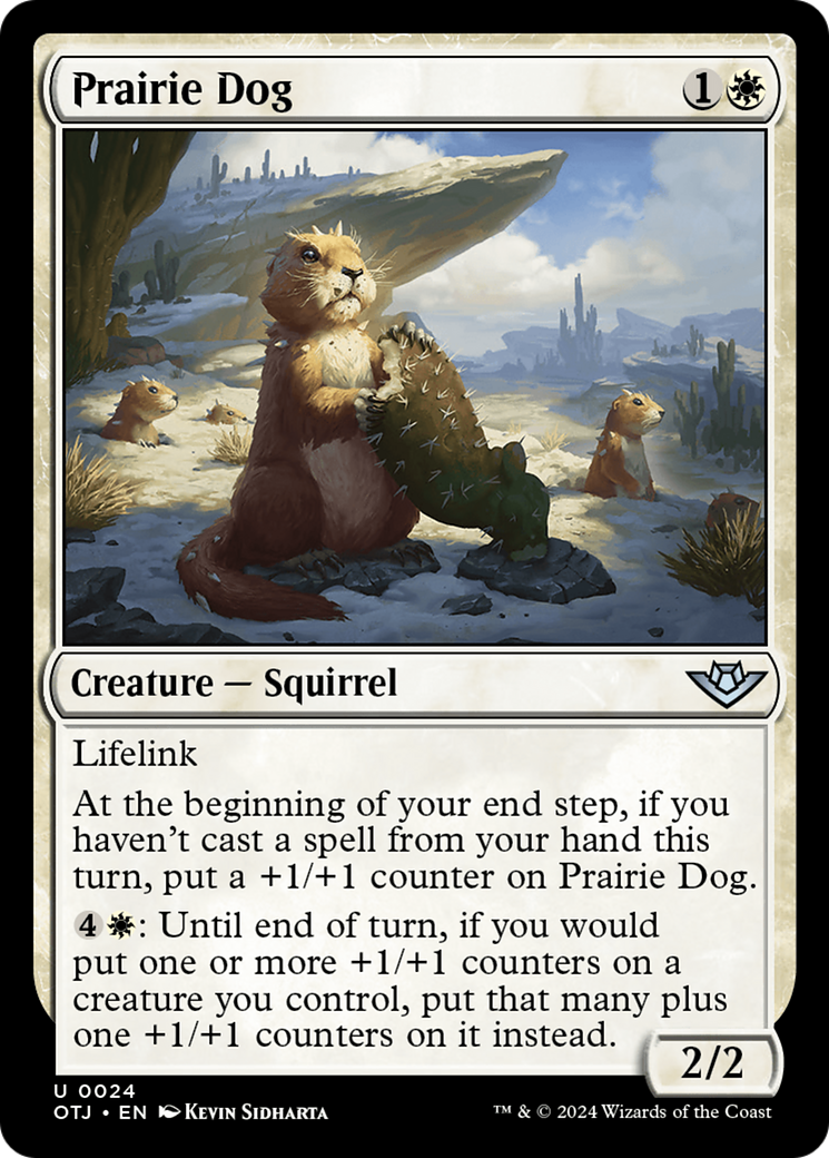 Prairie Dog (24) [Outlaws of Thunder Junction] foil - Deck Out Gaming