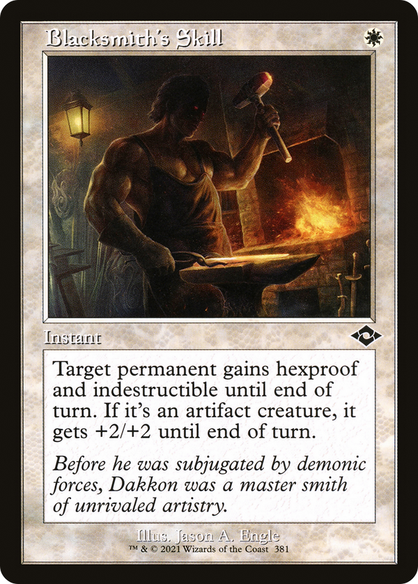 Blacksmith's Skill (Retro Frame) (381) [Modern Horizons 2] - Deck Out Gaming