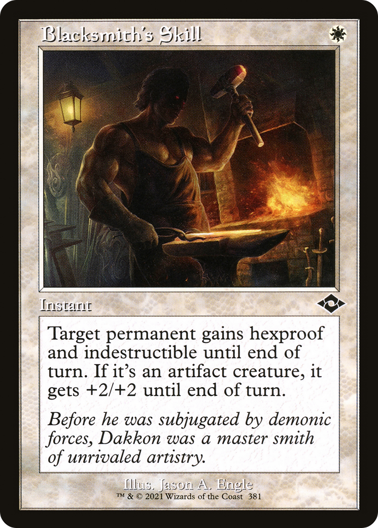 Blacksmith's Skill (Retro Frame) (381) [Modern Horizons 2] - Deck Out Gaming