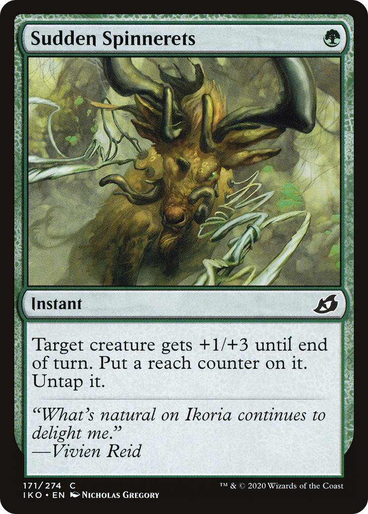 Sudden Spinnerets (171) [Ikoria: Lair of Behemoths] foil - Deck Out Gaming