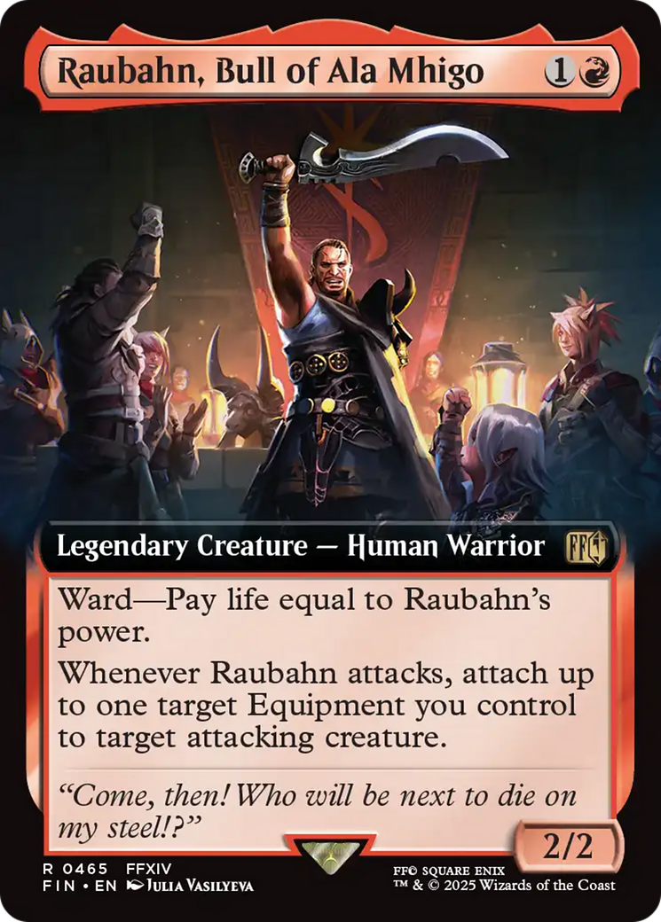 Raubahn, Bull of Ala Mhigo (465) [FINAL FANTASY] foil - Deck Out Gaming