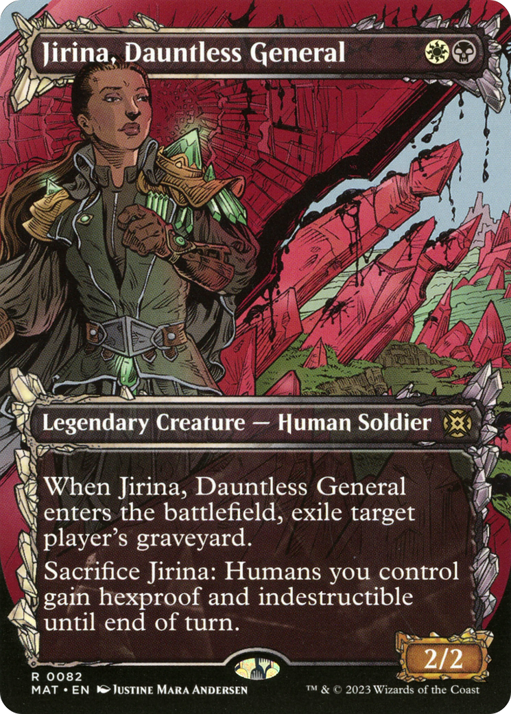 Jirina, Dauntless General (Showcase) (82) [March of the Machine: The Aftermath] - Deck Out Gaming