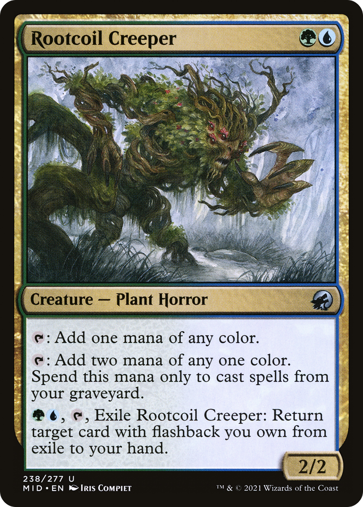 Rootcoil Creeper (238) [Innistrad: Midnight Hunt] foil - Deck Out Gaming