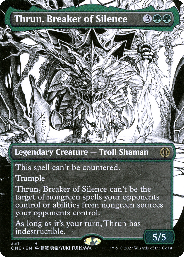 Thrun, Breaker of Silence (Borderless) (331) [Phyrexia: All Will Be One] - Deck Out Gaming