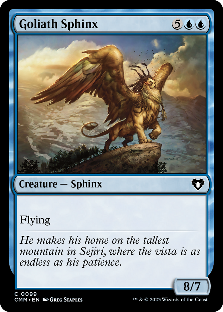 Goliath Sphinx (99) [Commander Masters] - Deck Out Gaming