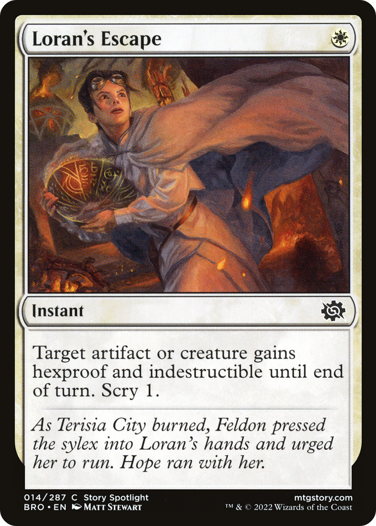 Loran's Escape (14) [The Brothers' War] foil - Deck Out Gaming