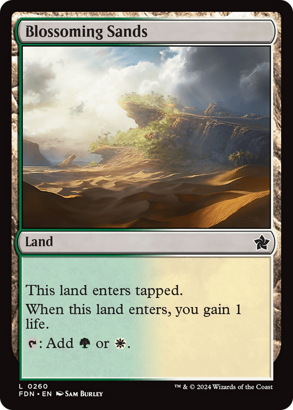 Blossoming Sands (260) [Foundations] - Deck Out Gaming