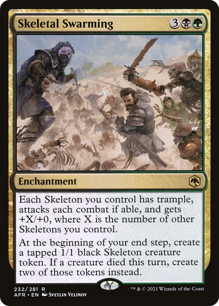 Skeletal Swarming (232) [Adventures in the Forgotten Realms] foil - Deck Out Gaming