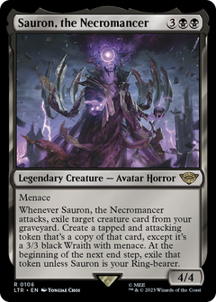 Sauron, the Necromancer (106) [The Lord of the Rings: Tales of Middle-earth] foil - Deck Out Gaming