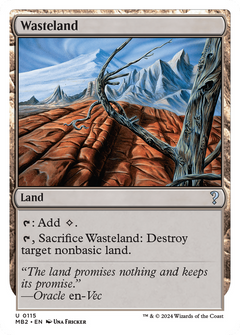 Wasteland (White Border) (115) [Mystery Booster 2] - Deck Out Gaming